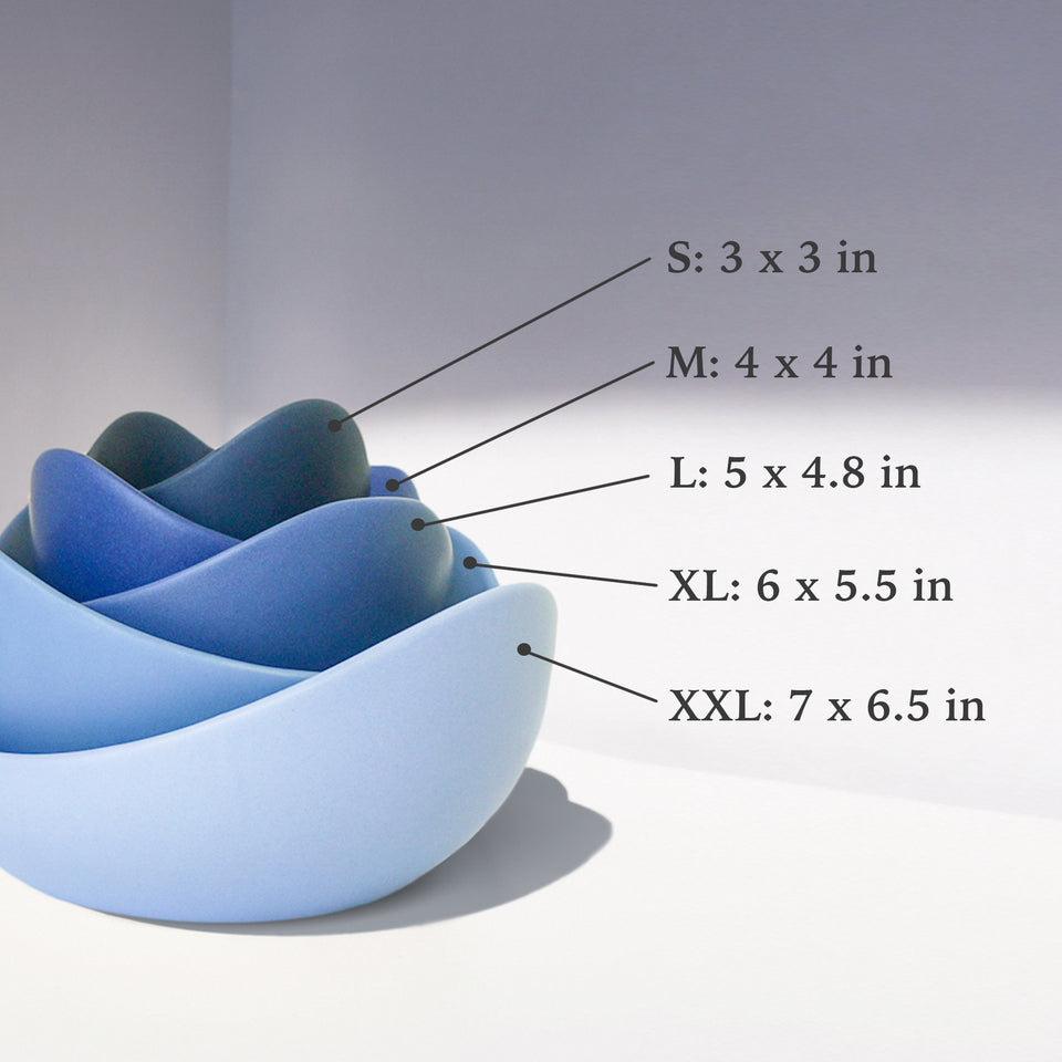 Natalia Ceramic Bowls (Azure Blue)