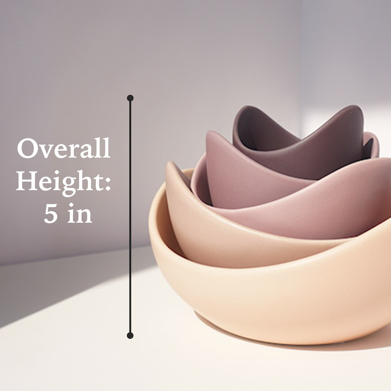 Natalia Ceramic Bowls (Blush Pink)