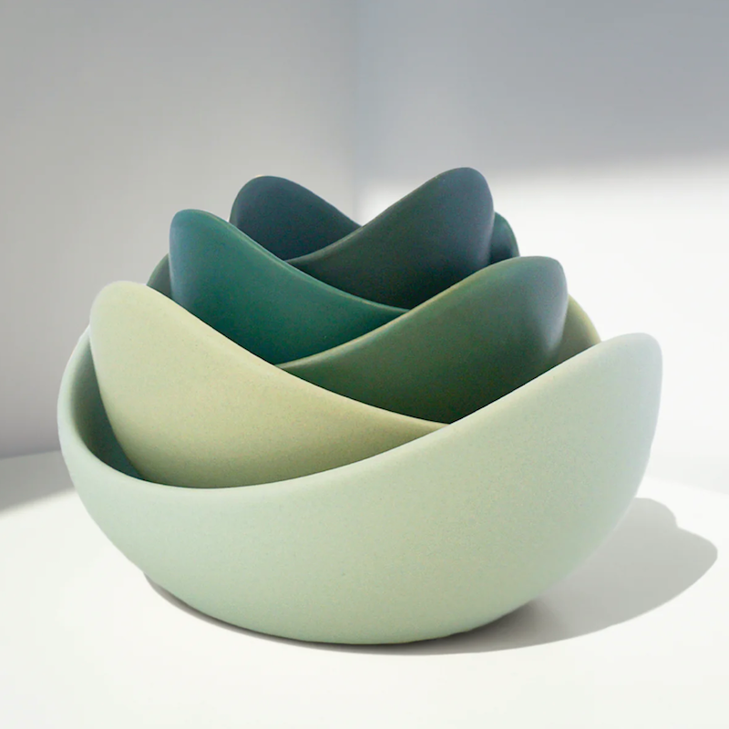 Natalia Ceramic Bowls (Blush Pink)