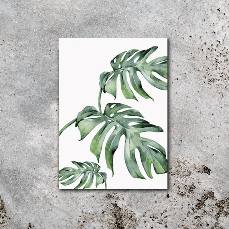 Monstera Watercolors (Extra Large Prints) – Wabi Aesthetic