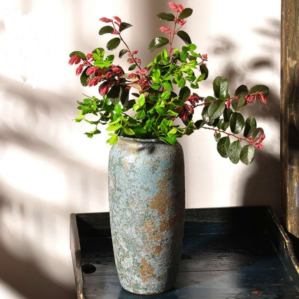 Corroded Copper Planter