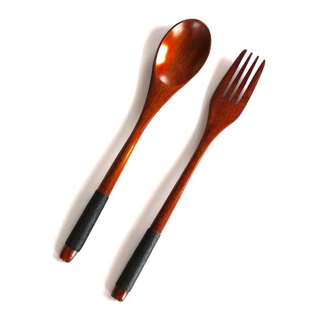 Spoon & Fork Learning Set - Khaki