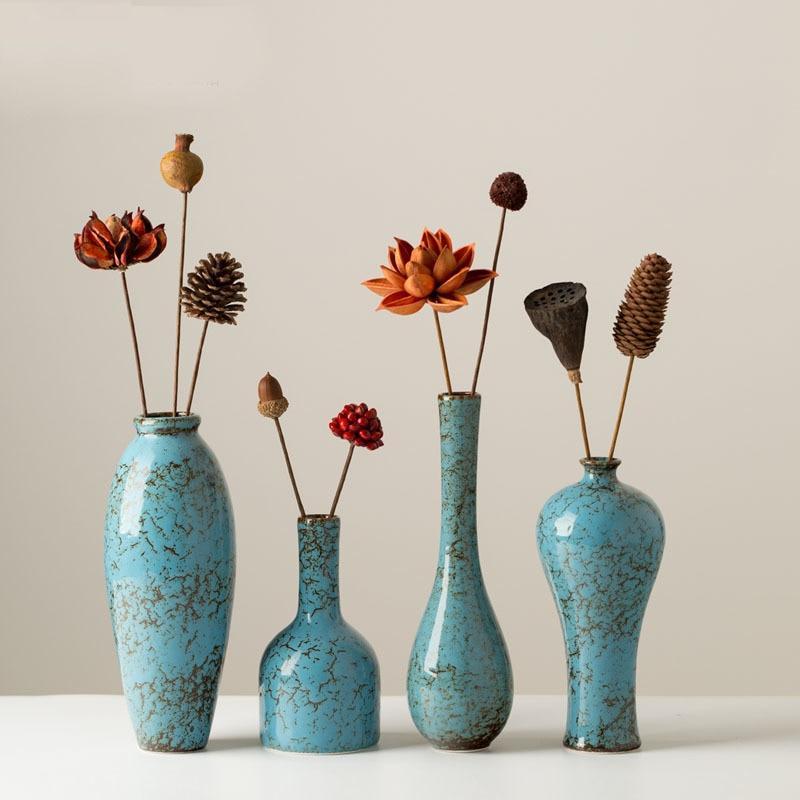 Corroded Aqua Vase