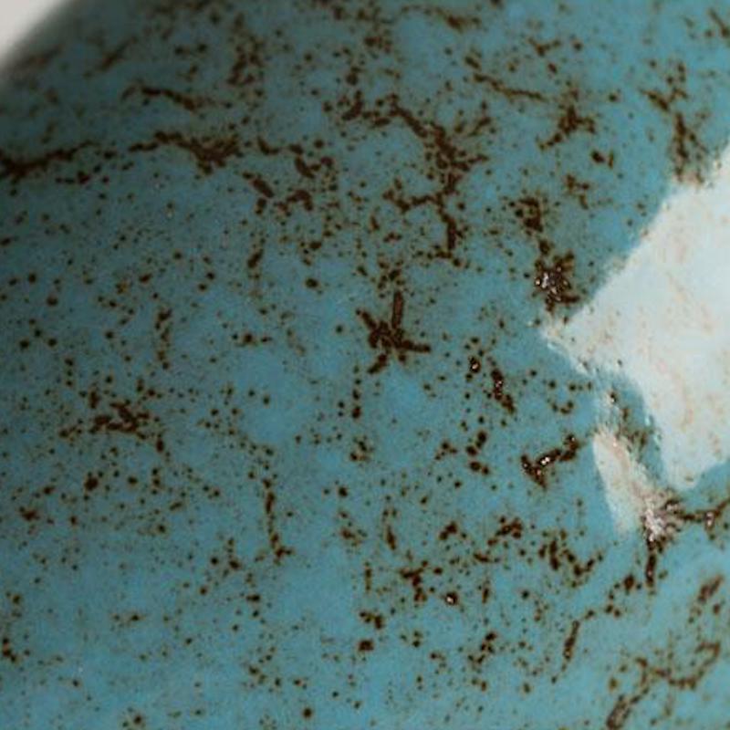 Ceramic Turquoise Vase Close Up