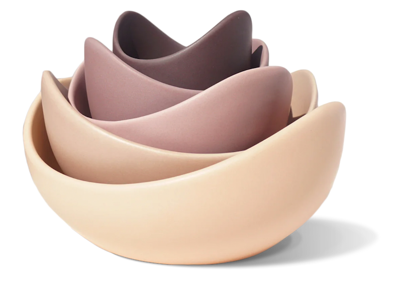 Natalia Ceramic Bowls (Blush Pink)