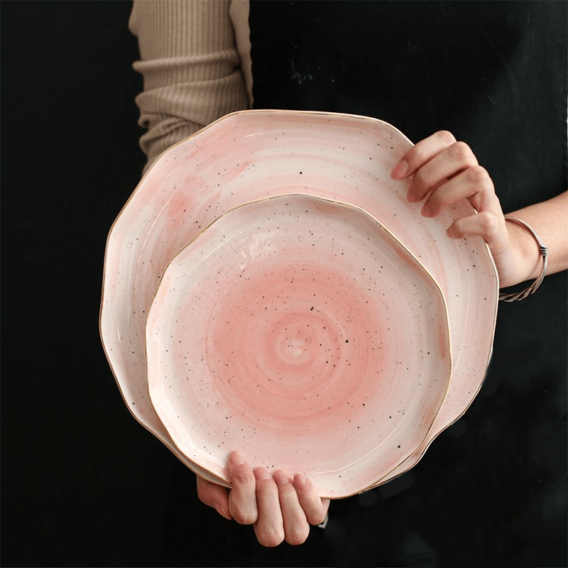 Hibiscus Floral Plate