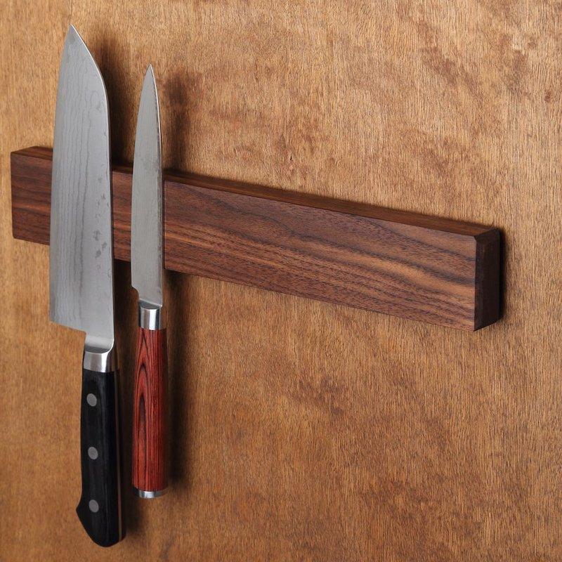 Wooden Magnetic Knife Holder