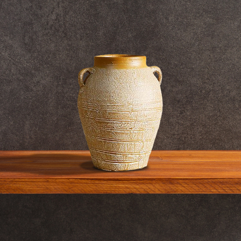 Handchalked Amphora Vase