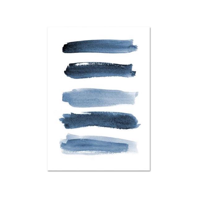Pinceau Bleu (Medium-Size Print)