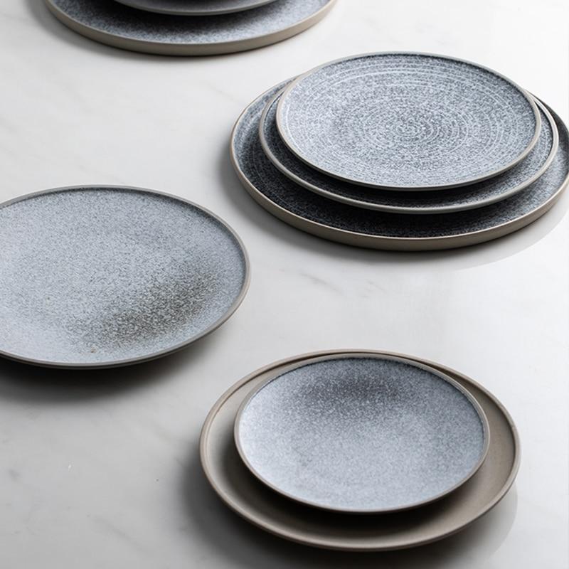 Blue Granite  Dinner Plates 