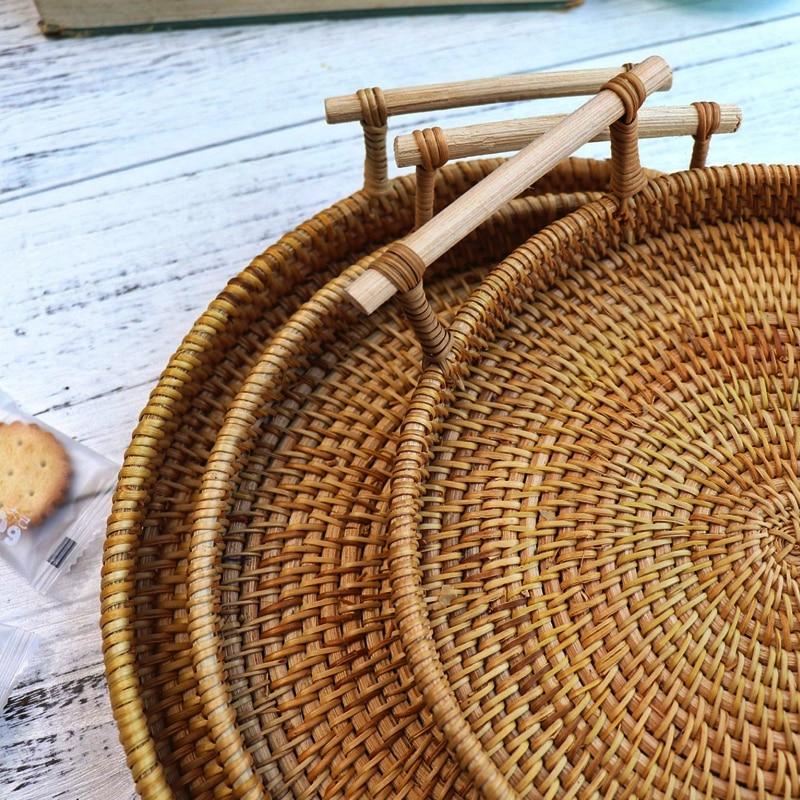 Hapao pattern basket trays