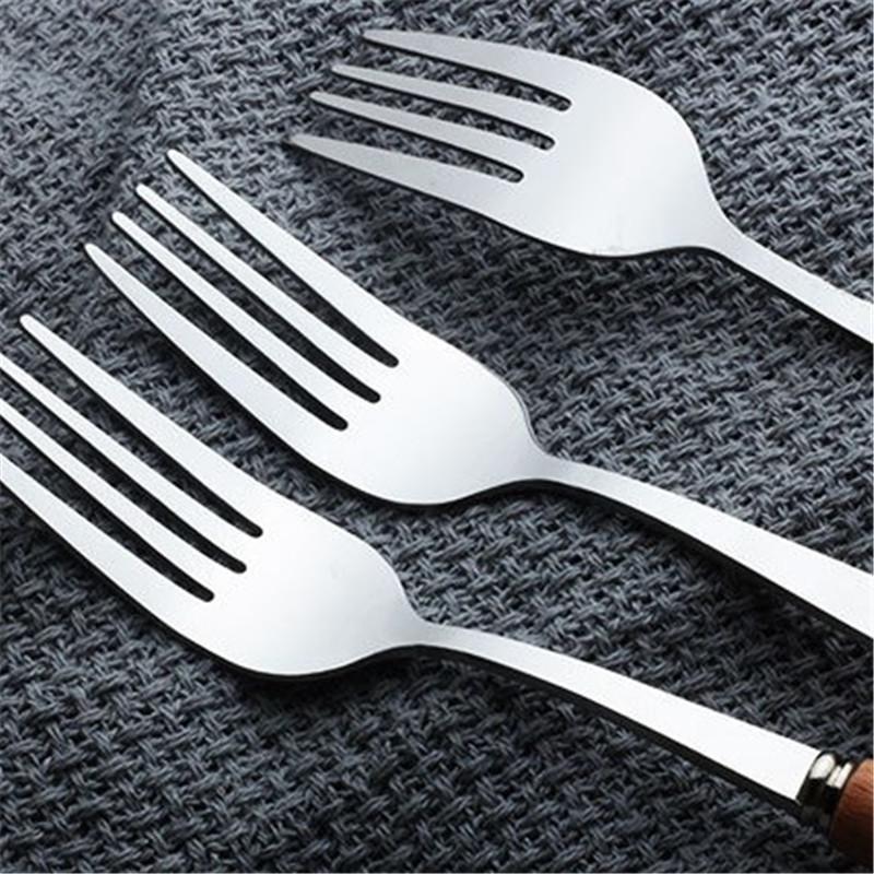 Pine Handle Flatware Set