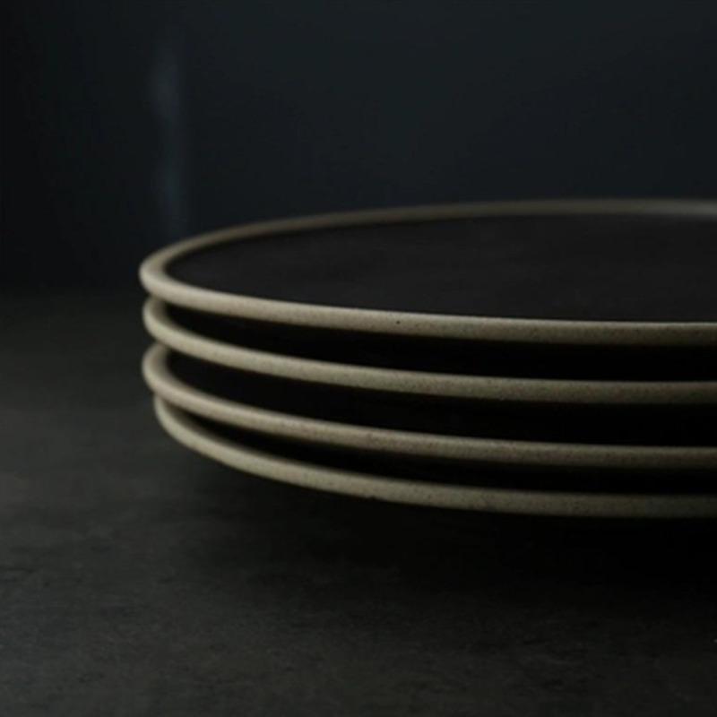 Grey Speckled Dinner Plates